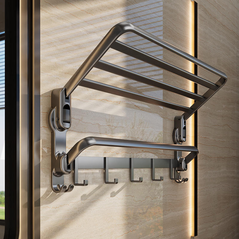 Heavy-Duty Aluminum Suction Cup Bathroom Shelf & Wall Caddy – No-Drilling, Rust-Proof Storage Organizer for Kitchen & Bathroom